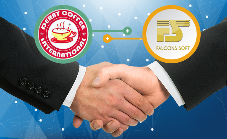62 branches of Derby Coffee are supported by Falcons